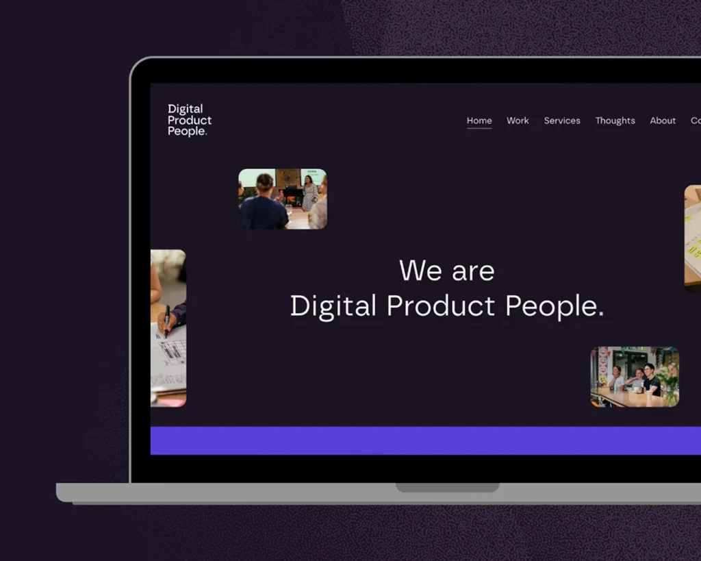Homepage of Digital Product People