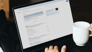 Google search showing AI Overview for 'answer engine optimization’