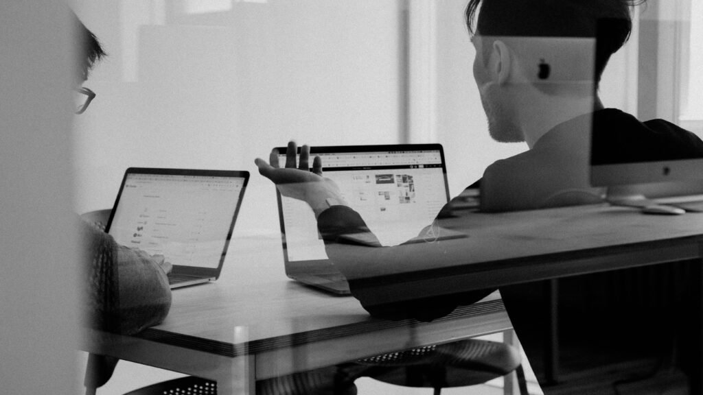 Team in a white label digital marketing agency