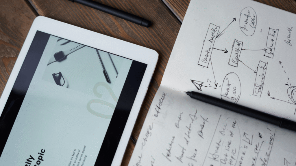 Tablet and notes on content clustering strategy